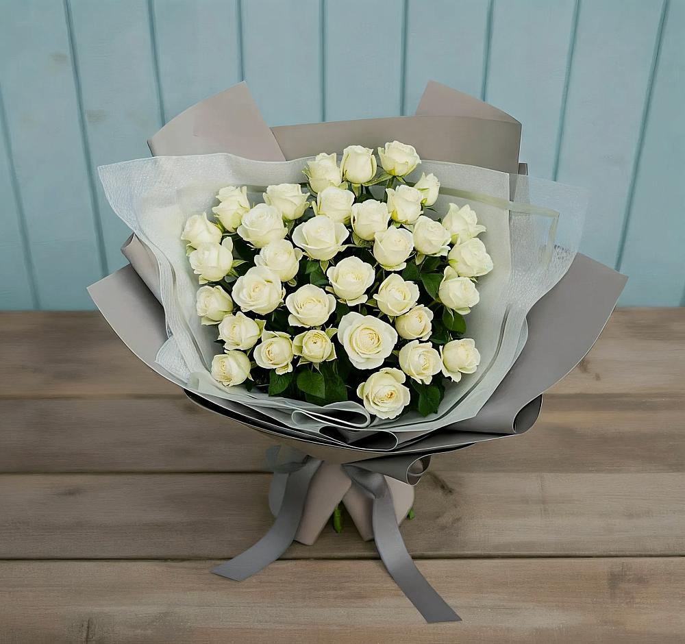 Букет Белоснежная нежность в Ёгле