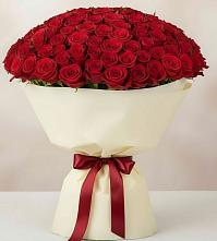 Букет 101 Красная роза Милано в Ёгле