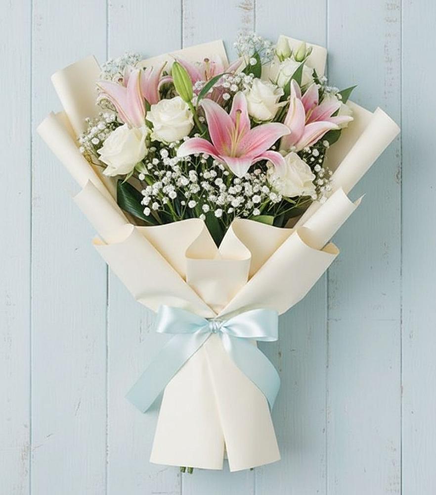 Букет цветов из: Лилии в Ёгле