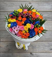 Букет цветов из:  Розы и Хризантемы в Ёгле