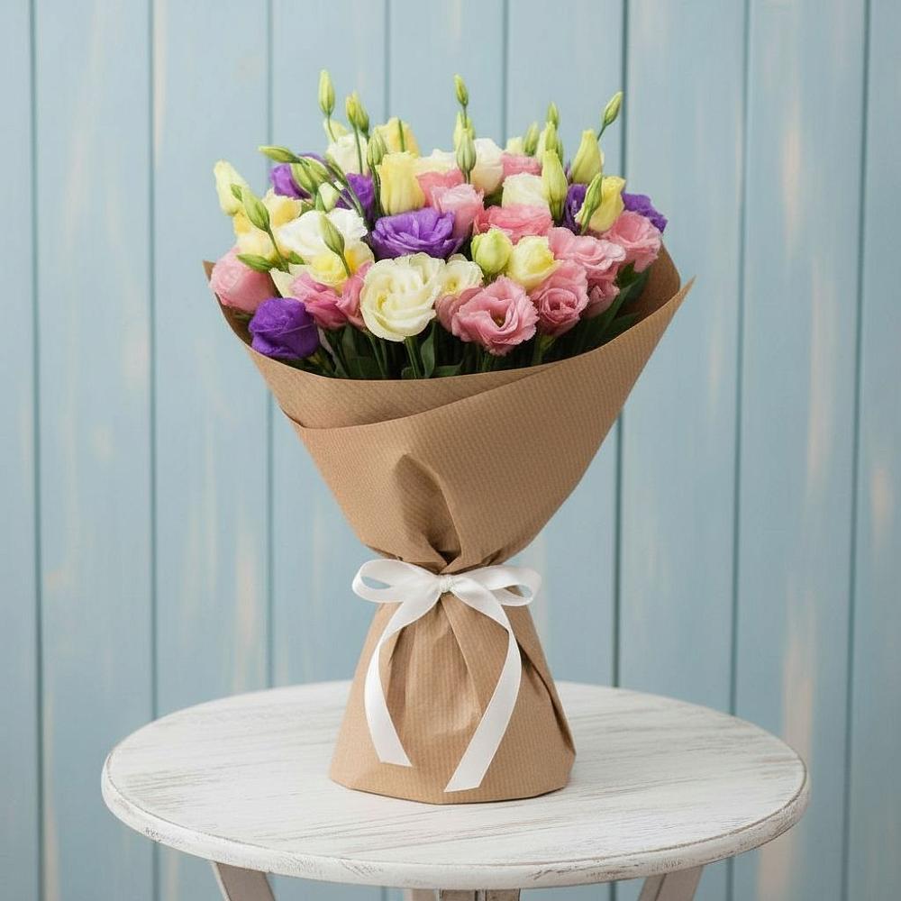 Букет цветов из: Лизиантусы в Ёгле