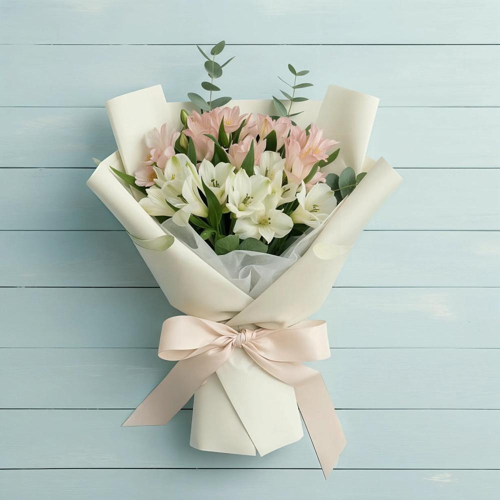 Букет цветов из: Альстромерии в Ёгле