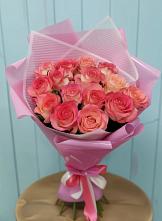 Букет 15 Розовых роз Равель #REPLACE_PRED# Ёгле