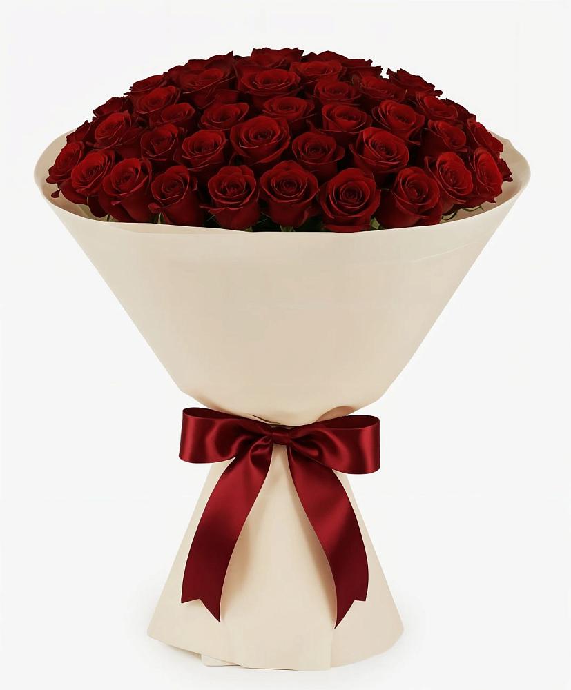 Букет 101 Бордовая роза Блэк Бакарра в Ёгле